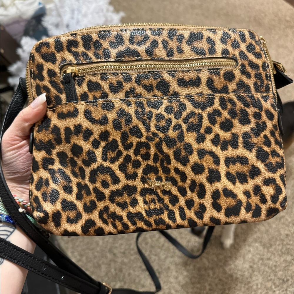 Leopard Print Crossbody Bag
